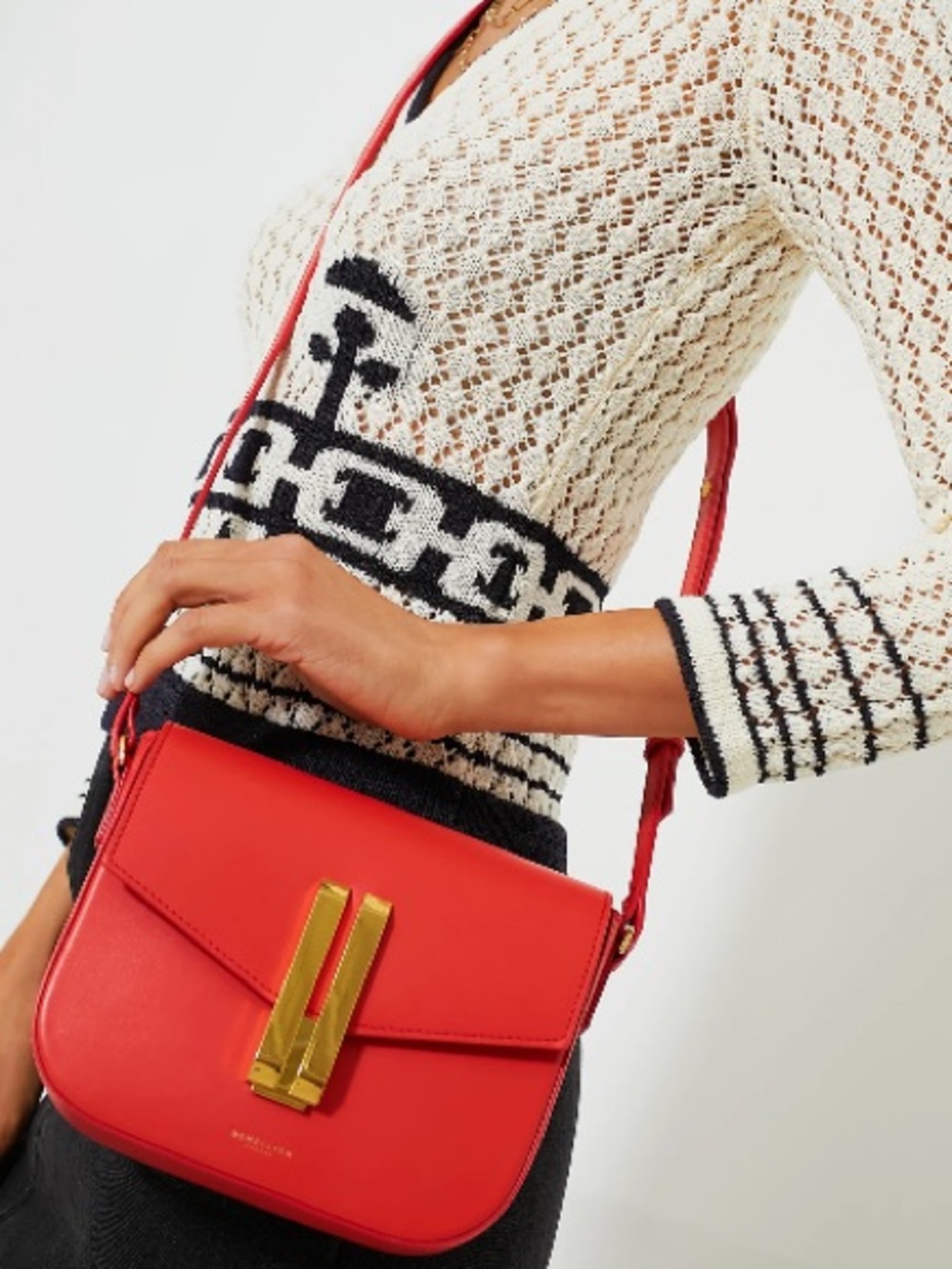 Demellier Vancouver Bag Poppy Red - Picture 14 of 14